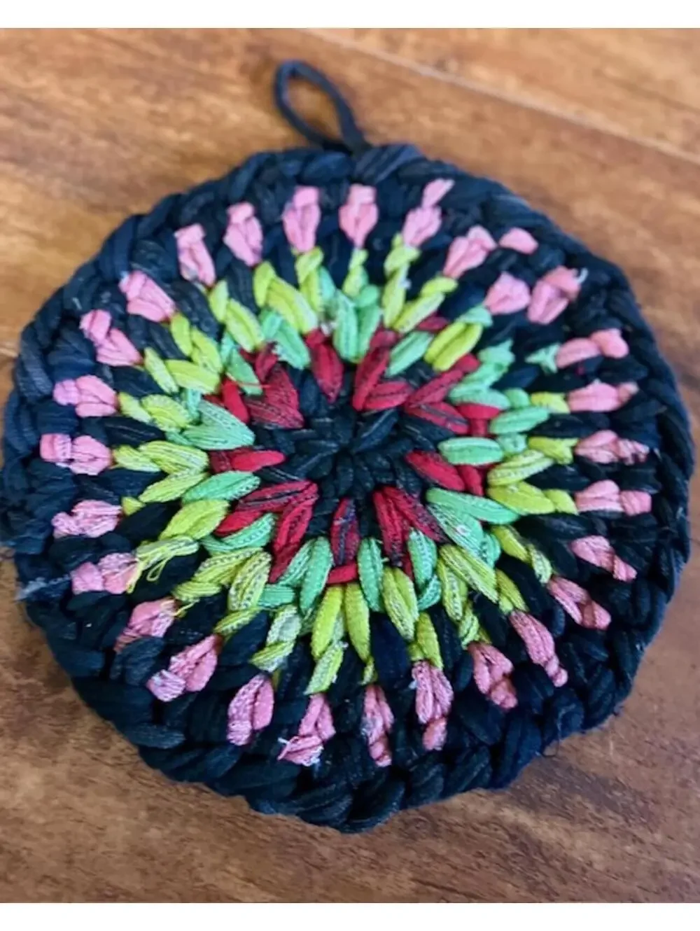 Handmade Multicolor Crochet Pot Holder